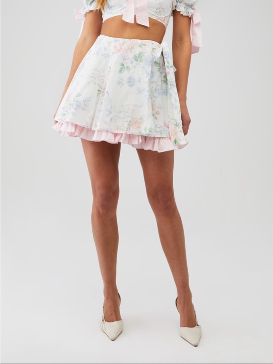 Selkie Dresses & Skirts - SELKIE Women's Poet Floral Cottage Core Bridgerton Style Mini Skirt Size XL